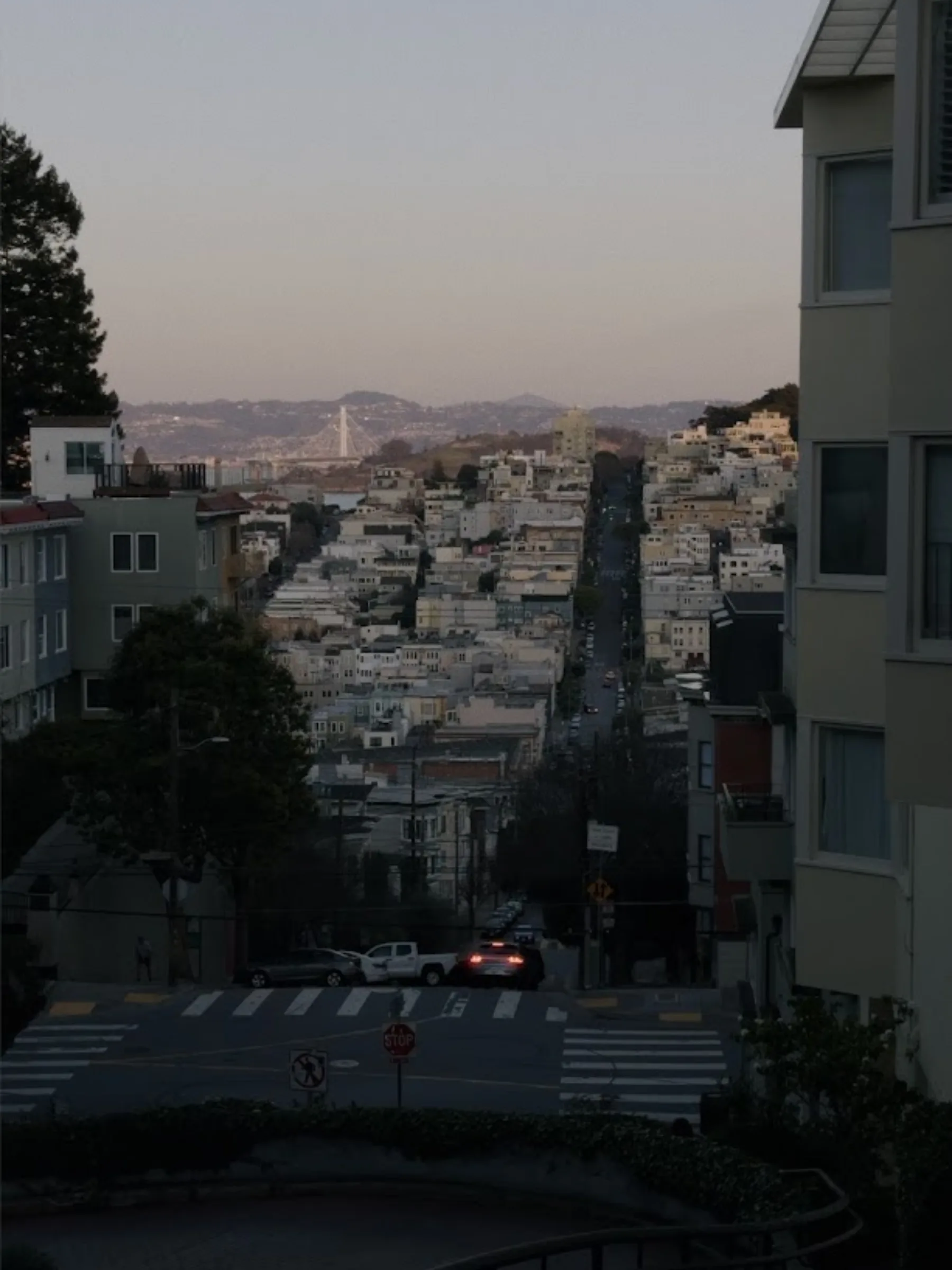 COIT TOWER / DOWNHILL